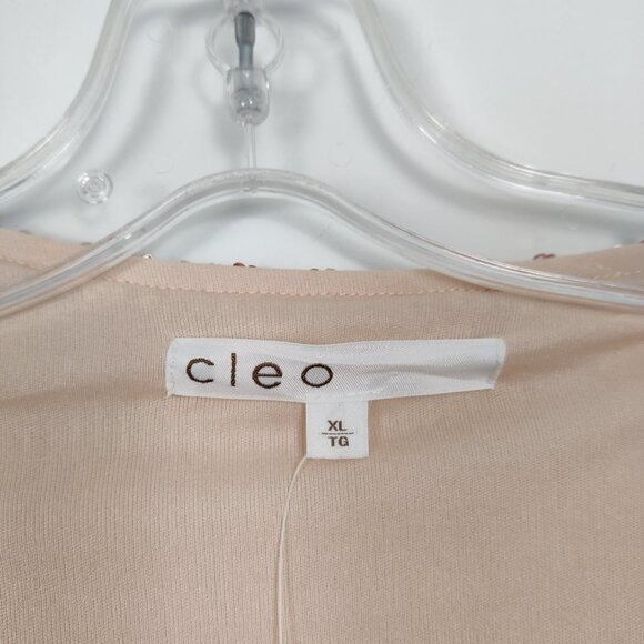 Cleo Women's Sequin Wrap Midi Dress Size XL Swiftie Party Concert Evening Night - Picture 6 of 12